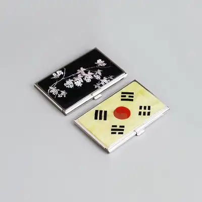 Mother-of-Pearl Inlay Business Card Case
