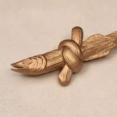 Good-Luck Fish Pollack Magnet