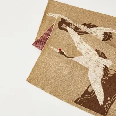 Leisure Life Knit Blanket (Baekak-do/Double Blessing)