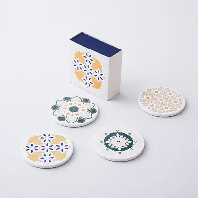 Royal Palace Tour Ceramic Teacup Coaster Set