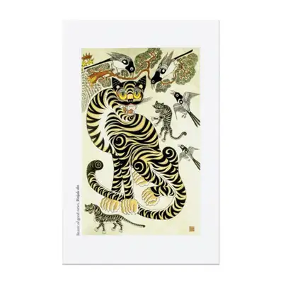 Folk Painting Postcard