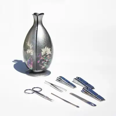 Nacre Plum Blossom Pruning Shears Four Gentlemen 777 Nail Clipper Set