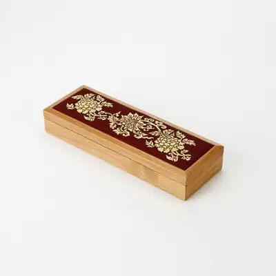Gold Foil Pen Case (Delivery approximately 1-2 weeks after order)