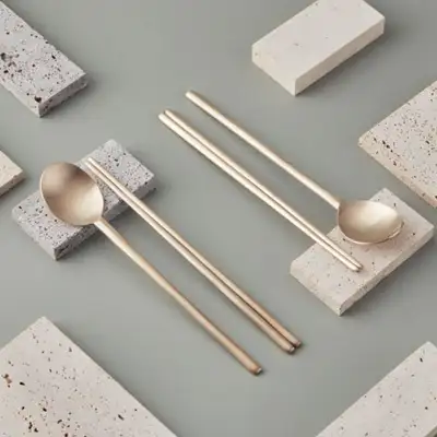 Bangja Yugi Spoon and Chopstick Set (2-person)