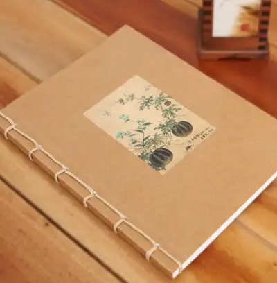 草虫図 古書ノート (大)