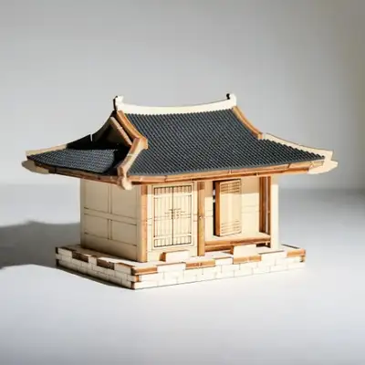 オルゴール瓦屋根の家作りキット