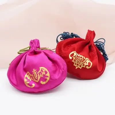 Traditional Gold Foil Lucky Pouch
