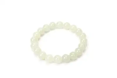 Jade Bead Bracelet (9.5mm)