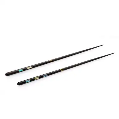 Square Mother-of-Pearl Chopsticks Black