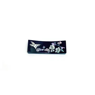 Mother-of-Pearl Plum Blossom and Bird Coaster