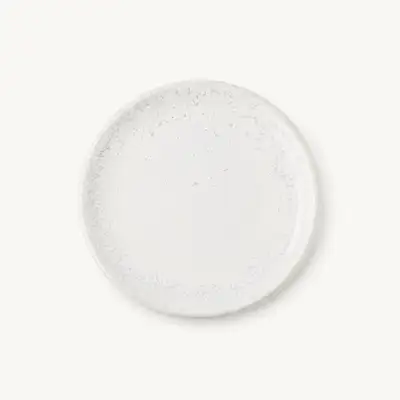 Blue Glow Rolled Ceramic Plate S