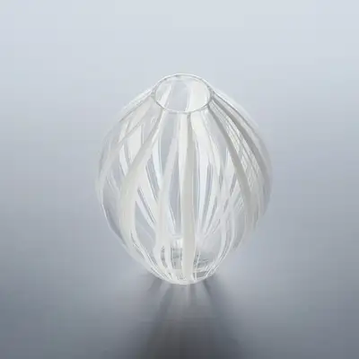 Striped Stem Vase