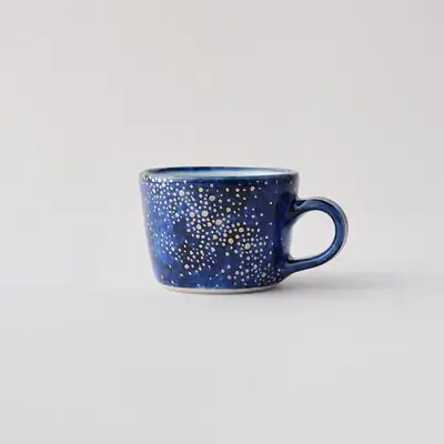 Blue Night Milky Way Platinum Espresso Cup