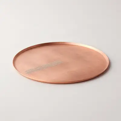 Dason Plate Red Copper (L)