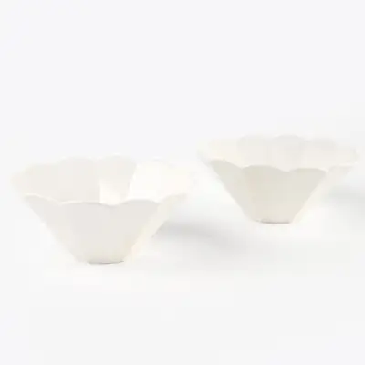 Floral Curved Rice Bowl (M)