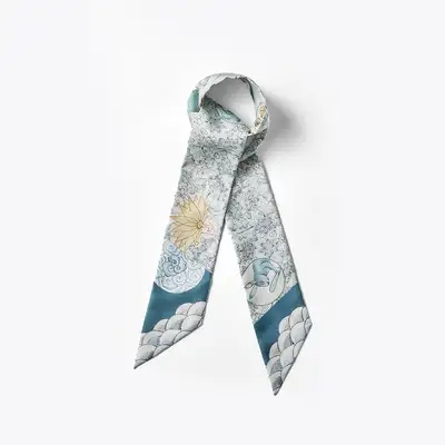 Happiness Road Silk Mini Scarf