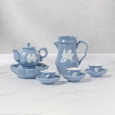 Peony Pattern Mini Tea Tool Set