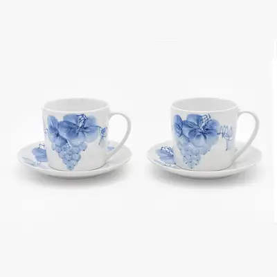 Grape Pattern Coffee Mug Set (2p)