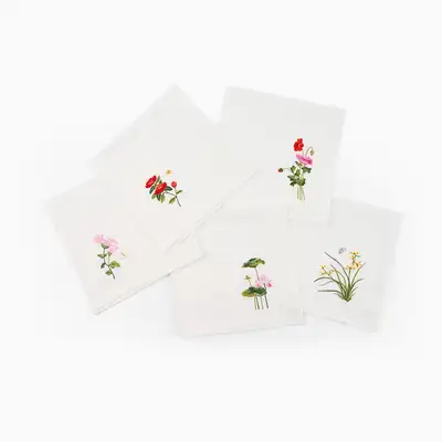 Joseon Garden Handkerchief (5 Types/1pc)