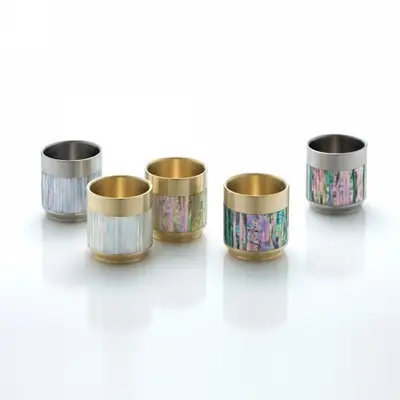 Shell Inlay Cup Set (2p)