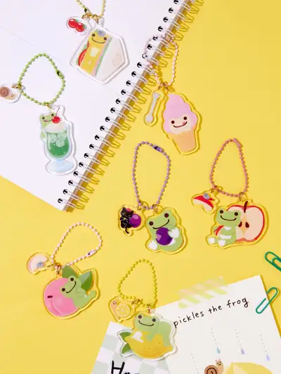 ピクルズザフロッグ アクリルキーリング