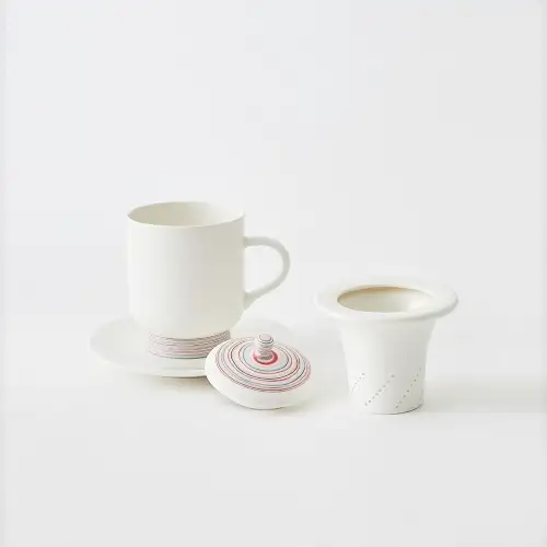 线的流动 一人茶具