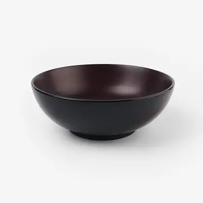Lacquer Salad Bowl (Black)