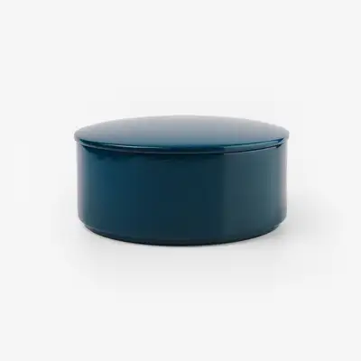 Lacquered Food Box (Teal)