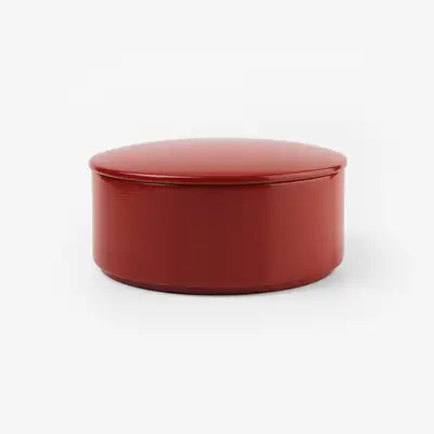 Lacquered Wooden Box (Vermillion)