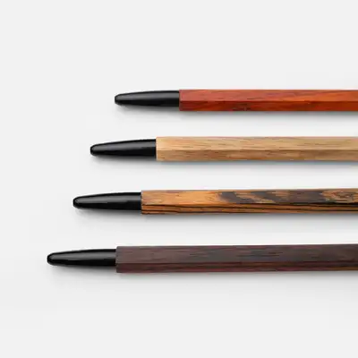 Hexagonal Wood Ballpoint Pen