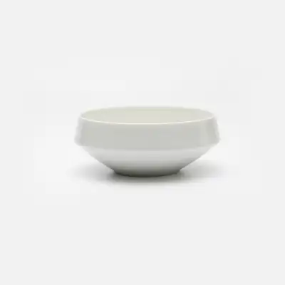 White Porcelain Line Rice Bowl (Size 4)