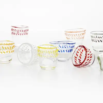 Comb Pattern Glass (1p)