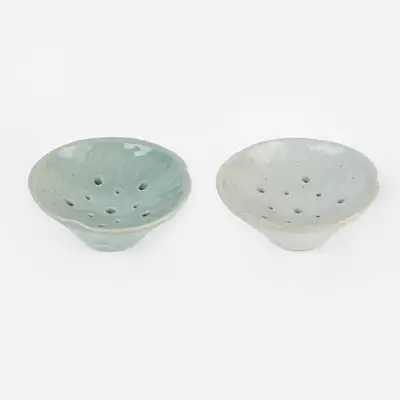 Lotus Leaf Ceramic Water Basin (Medium)