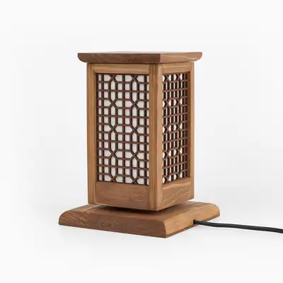 Traditional Patterned Mood Lamp (Tortoiseshell Lattice)