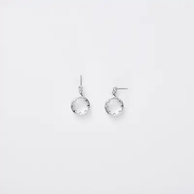 Four Projection Stud Earrings