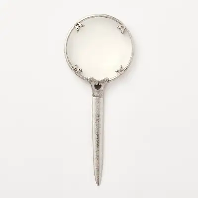 Po Letter Opener Handle Magnifying Glass with Acanthus Pattern
