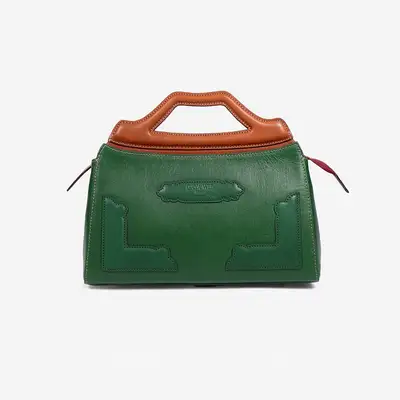 Small Hanji Hanok Tote Bag (Green)