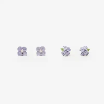 Hydrangea Earrings (Purity/Elegance)