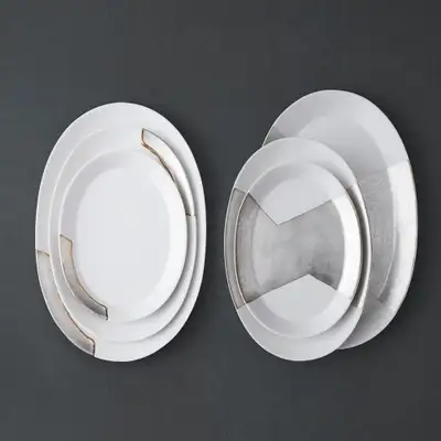 Silver Edition Plate Set (Oval)