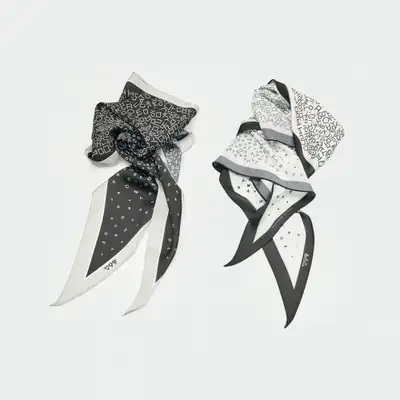 Hangul Scarf (Diamond Pattern)