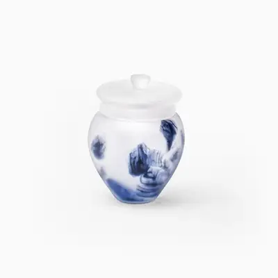 Ink Painting Small Jar Box