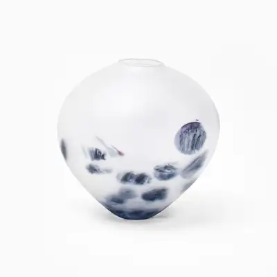 Ink Wash Moon Jar (Small)