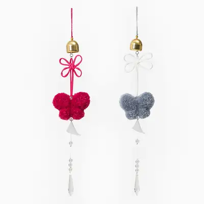 Plum Blossom and Butterfly Knot Hanging