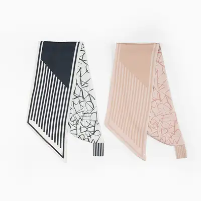 Modern Letter Ring Scarf