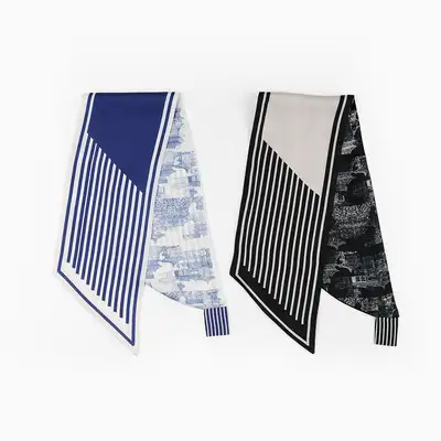 Modern Tile Ring Scarf