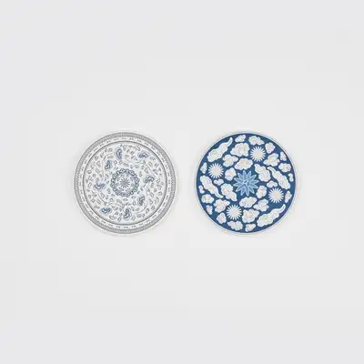 Ceramic Coaster (White Porcelain)