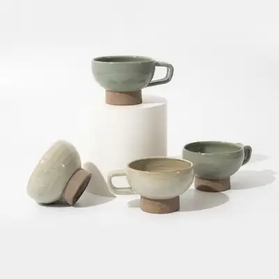 Half-Moon Curved Cup (1pc)