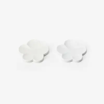 White Porcelain 5-Leaf Flower Stand (S/M)
