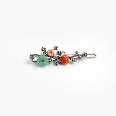 Tri-Color Plum Blossom Hair Pin