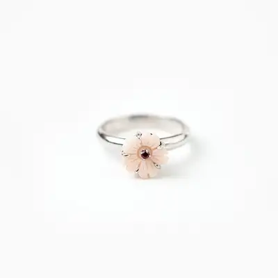 Pink Coral Ring